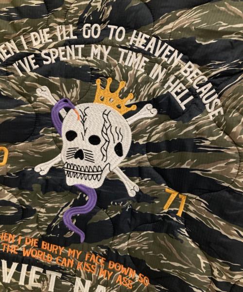 HOUSTON（ヒューストン）HOUSTON (ヒューストン) ベトナムジャケット グリーン サイズ:Lの古着・服飾アイテム