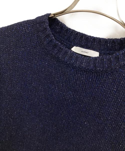 ASTRAET（アストラット）ASTRAET (アストラット) ラメニット ネイビー サイズ:-の古着・服飾アイテム