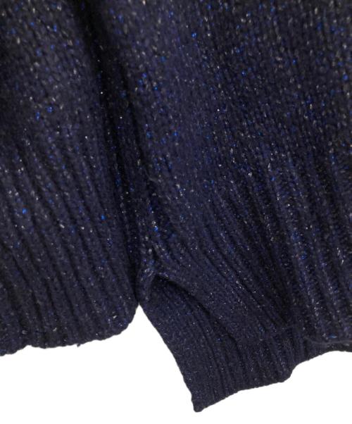 ASTRAET（アストラット）ASTRAET (アストラット) ラメニット ネイビー サイズ:-の古着・服飾アイテム