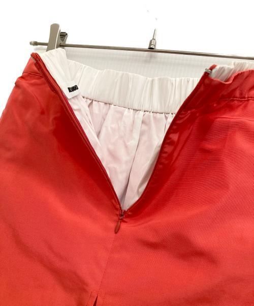 JIL SANDER（ジルサンダー）JIL SANDER (ジルサンダー) シルクフレアスカート レッド サイズ:36の古着・服飾アイテム