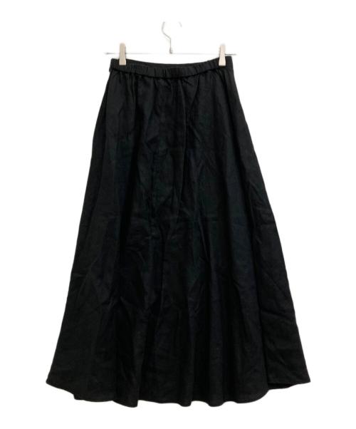 SLOBE IENA（スローブ イエナ）SLOBE IENA (スローブ イエナ) リネンスカート ブラック サイズ:38 未使用品の古着・服飾アイテム
