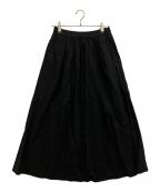 SLOBE IENAスローブ イエナ）の古着「リネン混スカート」｜ブラック
