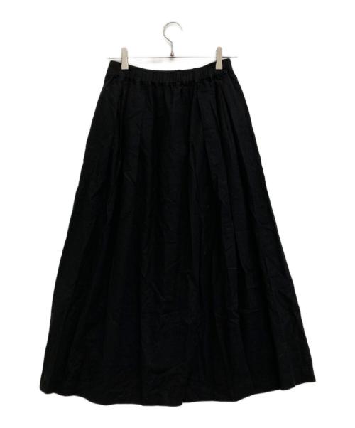 SLOBE IENA（スローブ イエナ）SLOBE IENA (スローブ イエナ) リネン混スカート ブラック サイズ:M 未使用品の古着・服飾アイテム