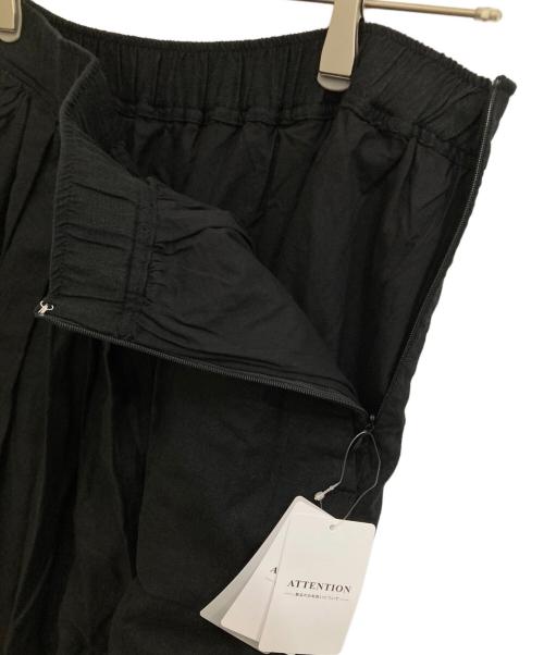 SLOBE IENA（スローブ イエナ）SLOBE IENA (スローブ イエナ) リネン混スカート ブラック サイズ:M 未使用品の古着・服飾アイテム