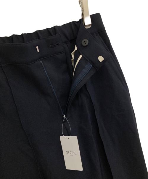 SLOBE IENA（スローブ イエナ）SLOBE IENA (スローブ イエナ) センタープレスパンツ ネイビー サイズ:38 未使用品の古着・服飾アイテム