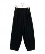 SLOBE IENAスローブ イエナ）の古着「タックイージーパンツ」｜ブラック