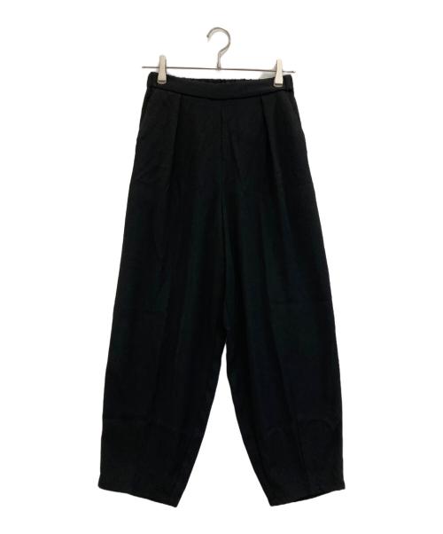 SLOBE IENA（スローブ イエナ）SLOBE IENA (スローブ イエナ) タックイージーパンツ ブラック サイズ:S 未使用品の古着・服飾アイテム