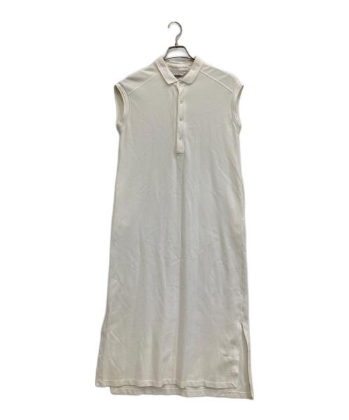 UNION LAUNCH（ユニオンランチ）UNION LAUNCH (ユニオンランチ) ロングポロワンピース ホワイト サイズ:FREEの古着・服飾アイテム