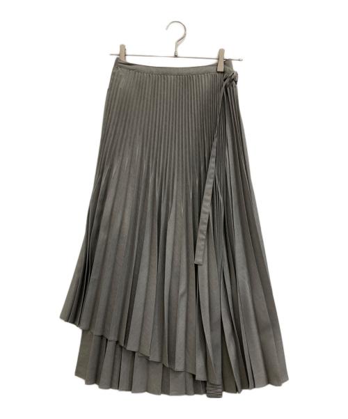 COLUMN（コラム）COLUMN (コラム) プリーツスカート グレー サイズ:36 未使用品の古着・服飾アイテム