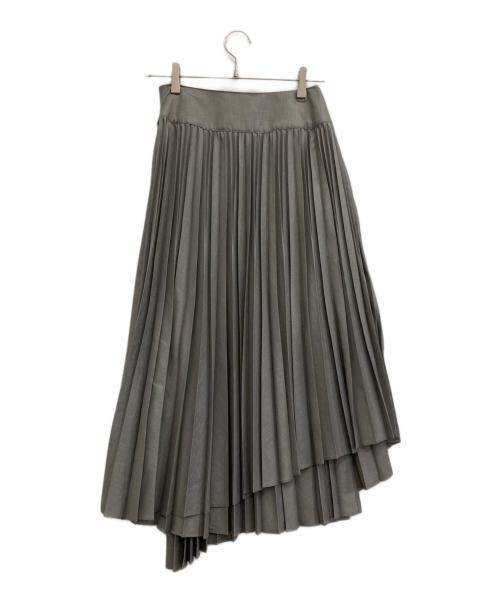 COLUMN（コラム）COLUMN (コラム) プリーツスカート グレー サイズ:36 未使用品の古着・服飾アイテム