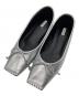 CHEMBUR（チェンバー）の古着「SQ FLAT STUDS BALLET SHOES」｜シルバー