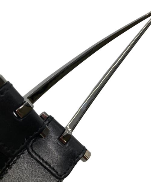 GUCCI（グッチ）GUCCI (グッチ) ホースビットレザーベルト ブラックの古着・服飾アイテム