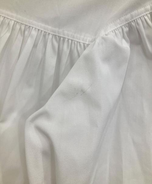 YORI（ヨリ）yori (ヨリ) ボリュームギャザーブラウス ホワイト サイズ:Fの古着・服飾アイテム