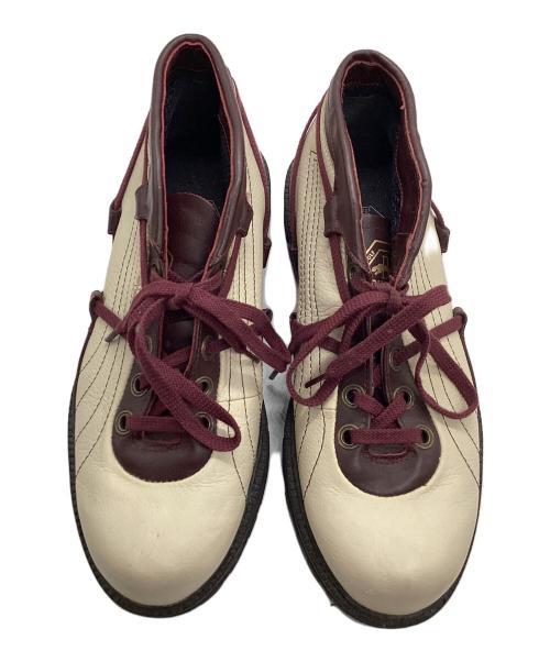 PUMA（プーマ）PUMA (プーマ) ブーツ ホワイト×ボルドー サイズ:25.5の古着・服飾アイテム