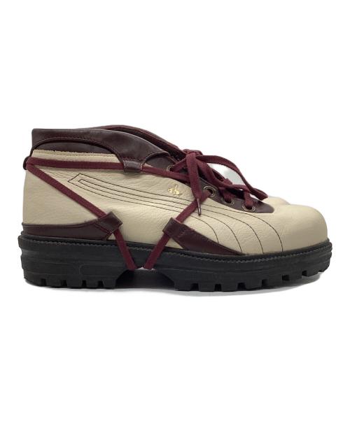 PUMA（プーマ）PUMA (プーマ) ブーツ ホワイト×ボルドー サイズ:25.5の古着・服飾アイテム