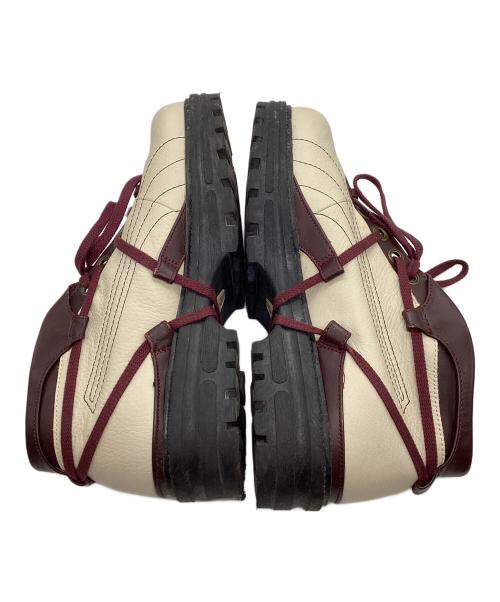 PUMA（プーマ）PUMA (プーマ) ブーツ ホワイト×ボルドー サイズ:25.5の古着・服飾アイテム