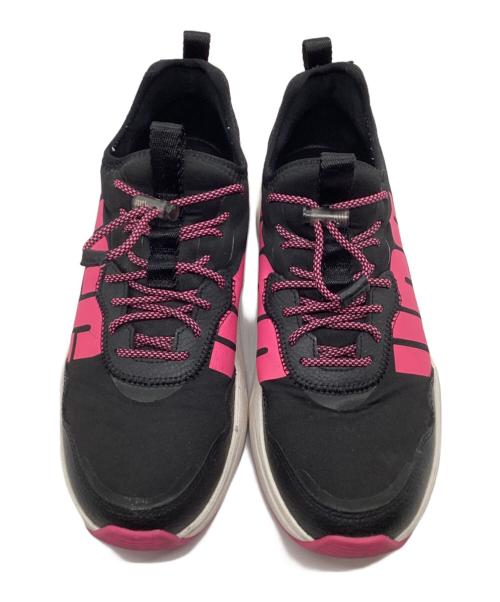 UGG（アグ）UGG (アグ) ローカットスニーカー ブラック×ピンク サイズ:25の古着・服飾アイテム