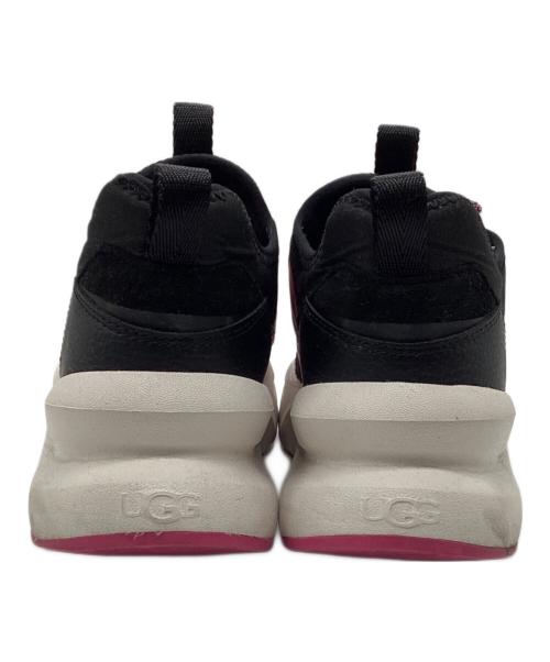 UGG（アグ）UGG (アグ) ローカットスニーカー ブラック×ピンク サイズ:25の古着・服飾アイテム