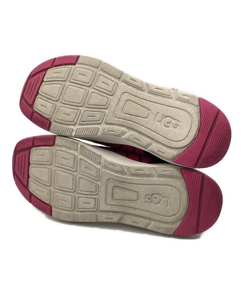 UGG（アグ）UGG (アグ) ローカットスニーカー ブラック×ピンク サイズ:25の古着・服飾アイテム