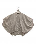 mizuiro-indミズイロインド）の古着「リネン混ブラウス」｜パープル