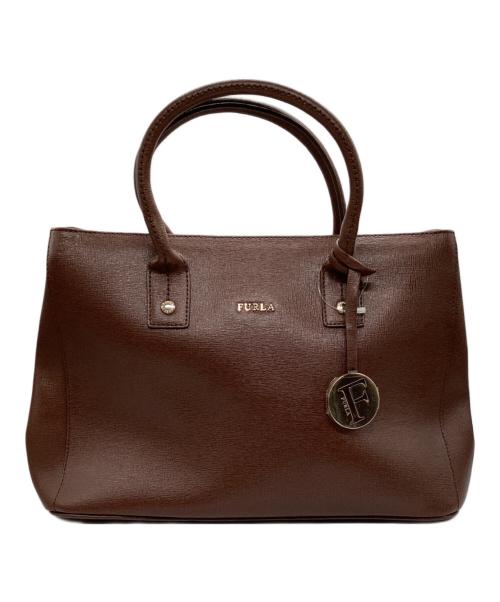 FURLA（フルラ）FURLA (フルラ) 2WAYトートバッグ ブラウンの古着・服飾アイテム