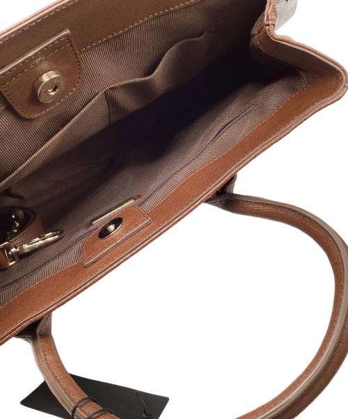 FURLA（フルラ）FURLA (フルラ) 2WAYトートバッグ ブラウンの古着・服飾アイテム