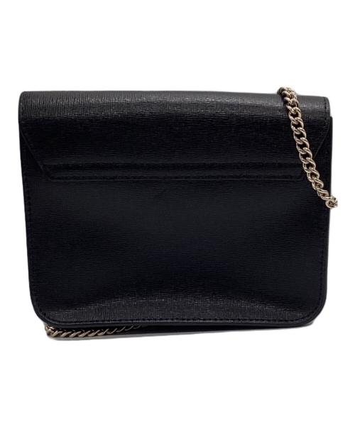FURLA（フルラ）FURLA (フルラ) チェーンショルダーバッグ ブラックの古着・服飾アイテム