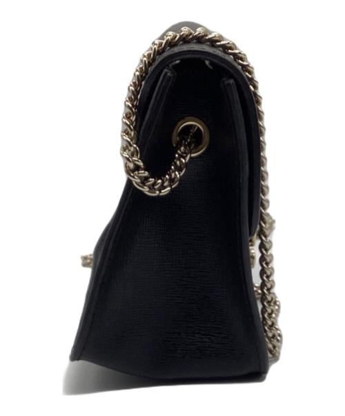 FURLA（フルラ）FURLA (フルラ) チェーンショルダーバッグ ブラックの古着・服飾アイテム
