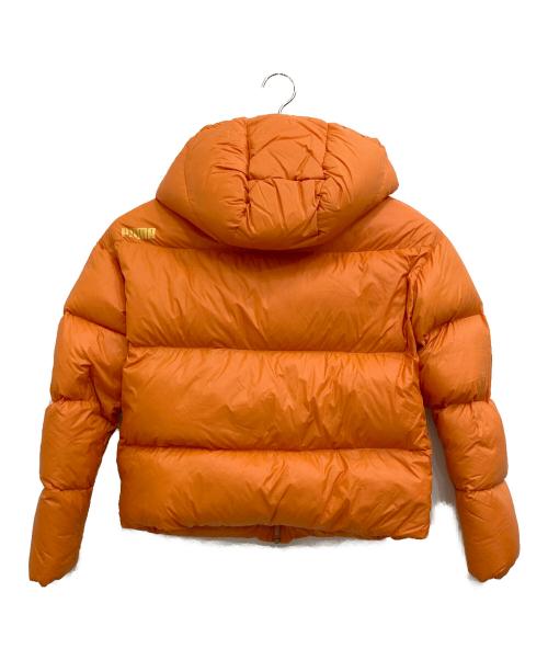 PUMA（プーマ）PUMA (プーマ) フーデッドダウンジャケット オレンジ サイズ:XXS 未使用品の古着・服飾アイテム