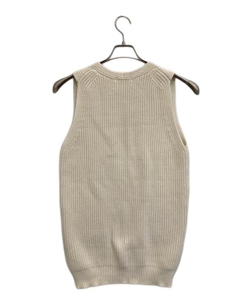 MACPHEE（マカフィー）MACPHEE (マカフィー) ハブリッドコットンVネックベスト ホワイト サイズ:Sの古着・服飾アイテム