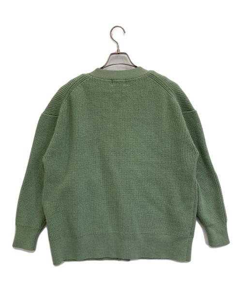 CLANE（クラネ）CLANE (クラネ) BUSTIER SET KNIT CARDIGAN グリーン サイズ:1の古着・服飾アイテム