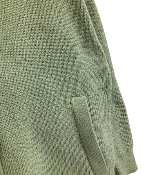 CLANE（クラネ）CLANE (クラネ) BUSTIER SET KNIT CARDIGAN グリーン サイズ:1の古着・服飾アイテム