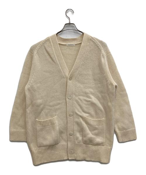 GALERIE VIE（ギャルリーヴィー）GALERIE VIE (ギャルリーヴィー) ローゲージニットカーディガン ホワイト サイズ:Sの古着・服飾アイテム