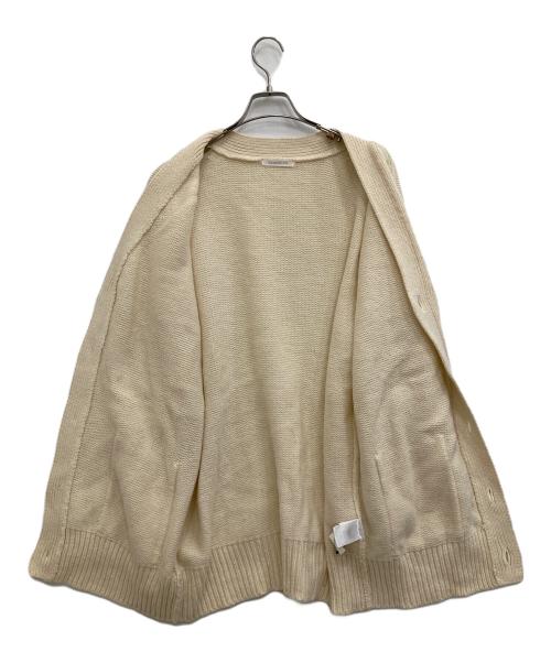 GALERIE VIE（ギャルリーヴィー）GALERIE VIE (ギャルリーヴィー) ローゲージニットカーディガン ホワイト サイズ:Sの古着・服飾アイテム