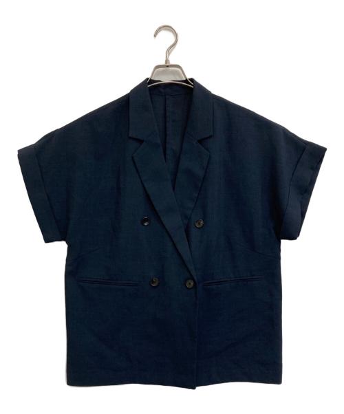 green label relaxing（グリーンレーベルリラクシング）green label relaxing (グリーンレーベルリラクシング) ダブルジャケット ネイビー サイズ:-の古着・服飾アイテム