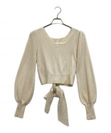 merlette（マーレット）の古着「Vネックニット」｜ベージュ