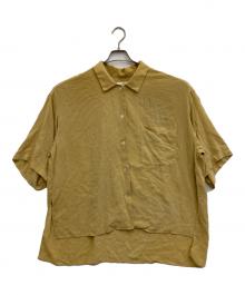 OWIL（アウル）の古着「シルク半袖シャツ」｜イエロー