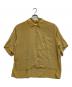 OWIL（アウル）の古着「シルク半袖シャツ」｜イエロー