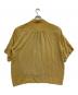 OWIL (アウル) シルク半袖シャツ イエロー サイズ:M：5000円