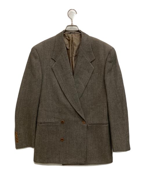 VALENTINO GARAVANI（ヴァレンティノ・ガラヴァーニ）VALENTINO GARAVANI (ヴァレンティノ・ガラヴァーニ) オールドダブルジャケット ベージュ サイズ:46の古着・服飾アイテム