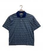 Salvatore Ferragamoサルヴァトーレ フェラガモ）の古着「半袖ポロシャツ」｜ブルー