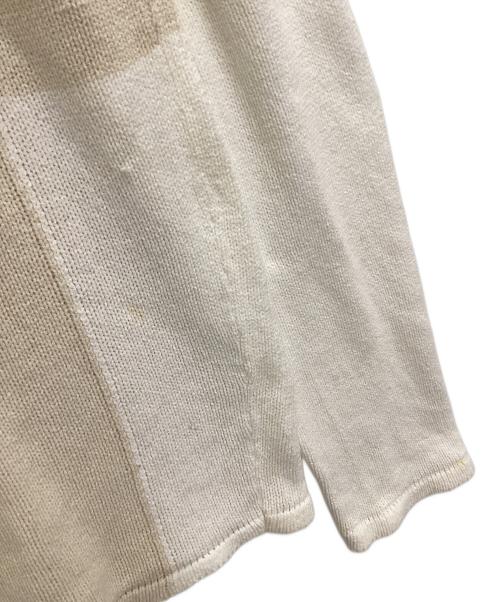 HERMES（エルメス）HERMES (エルメス) Vネックニット ホワイト サイズ:-の古着・服飾アイテム