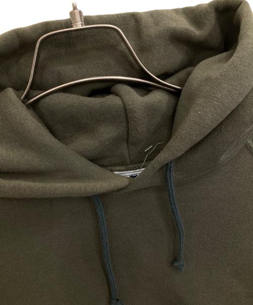 LOOPWHEELER（ループウィラー）LOOPWHEELER (ループウィラー) lowercase (ロウワーケース) ライトツリ裏毛フーディー オリーブ サイズ:Lの古着・服飾アイテム