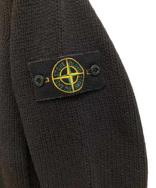 STONE ISLAND（ストーンアイランド）STONE ISLAND (ストーンアイランド) ハーフジップニット ブラック サイズ:Mの古着・服飾アイテム