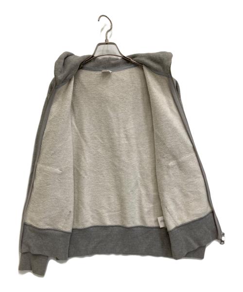 LOOPWHEELER（ループウィラー）LOOPWHEELER (ループウィラー) 102ジップパーカー グレー サイズ:MEDIUMの古着・服飾アイテム