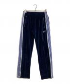 Needlesニードルズ）の古着「ベロアトラックパンツ」｜ネイビー