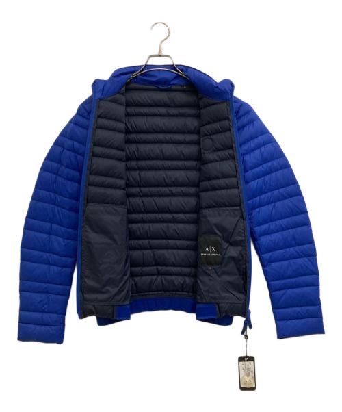 ARMANI EXCHANGE（アルマーニ エクスチェンジ）ARMANI EXCHANGE (アルマーニ エクスチェンジ) ダウンジャケット ブルー サイズ:M 未使用品の古着・服飾アイテム