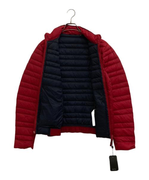 ARMANI EXCHANGE（アルマーニ エクスチェンジ）ARMANI EXCHANGE (アルマーニ エクスチェンジ) ダウンジャケット レッド サイズ:S 未使用品の古着・服飾アイテム