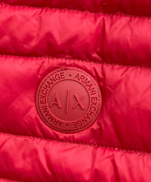 ARMANI EXCHANGE（アルマーニ エクスチェンジ）ARMANI EXCHANGE (アルマーニ エクスチェンジ) ダウンジャケット レッド サイズ:S 未使用品の古着・服飾アイテム