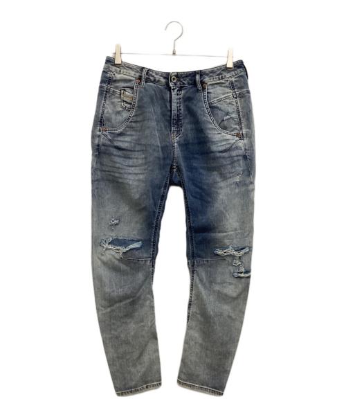 DIESEL（ディーゼル）DIESEL (ディーゼル) ジョグデニムパンツ スカイブルー サイズ:SIZE W27の古着・服飾アイテム